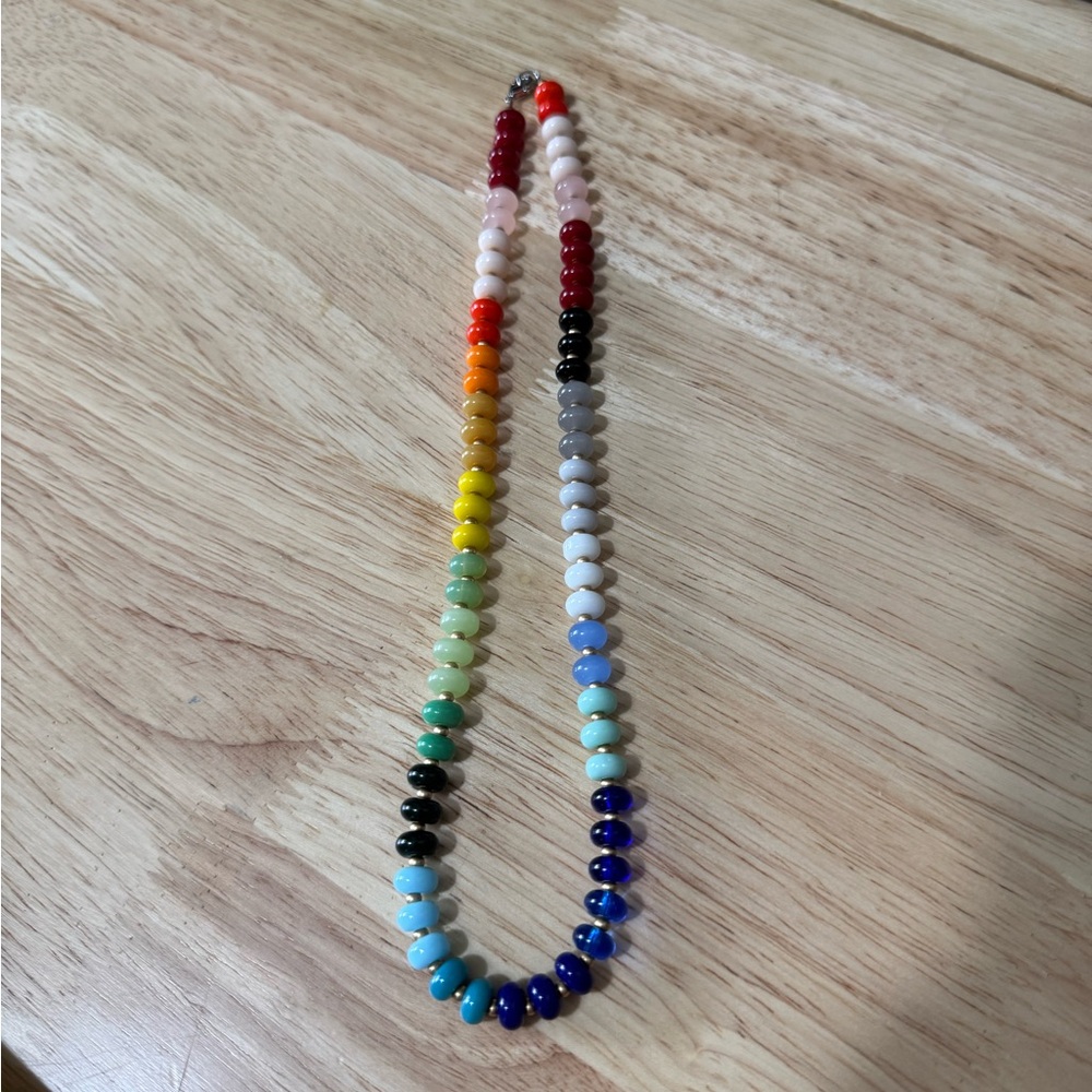 Candy Gemstone Colorful Beaded Necklace